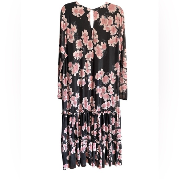 ULLA POPKEN Maxi
Tiered Layered Floral Dress-Size 20/22-Lined-Long Sleeves NWT - Picture 5 of 12